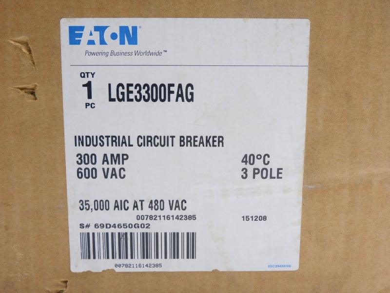 EATON LGE3300FAG 600VAC 300A NSMP