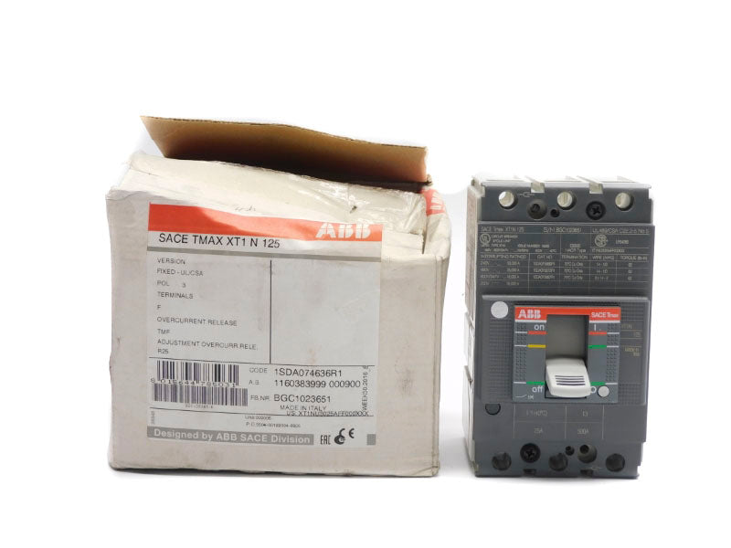 ABB 1SDA074636R1 SACETMAXXT1N125 480V 125A NSMP