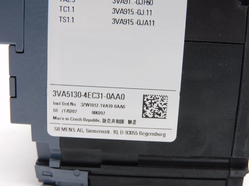 SIEMENS 3VA5130-4EC31-0AA0 347V 30A NSMP
