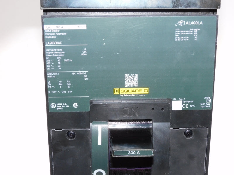 SQUARE D LA26300AC 600V 300A (AS PICTURED) NSNP