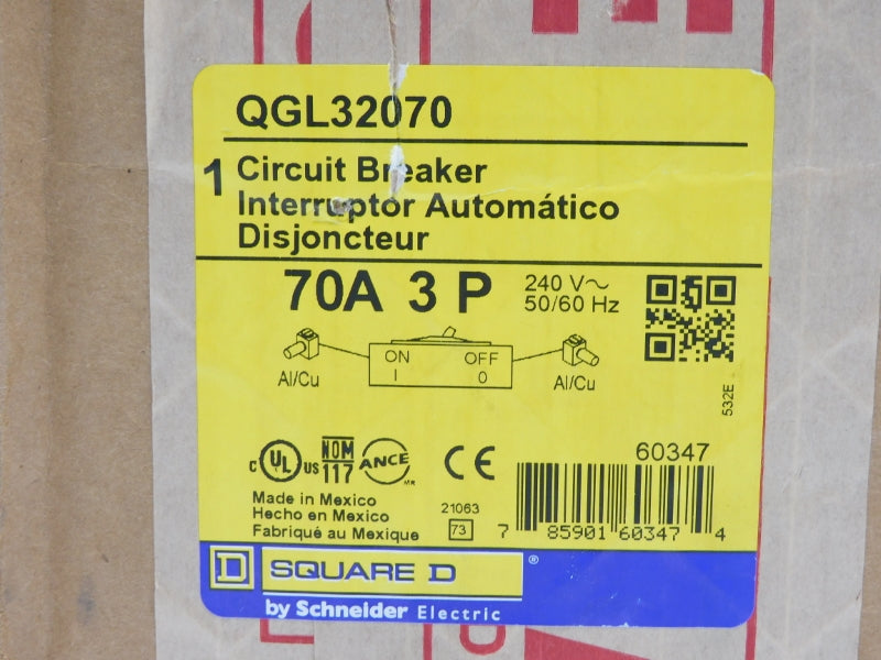 SQUARE D QGL32070 240V 70A NSFS