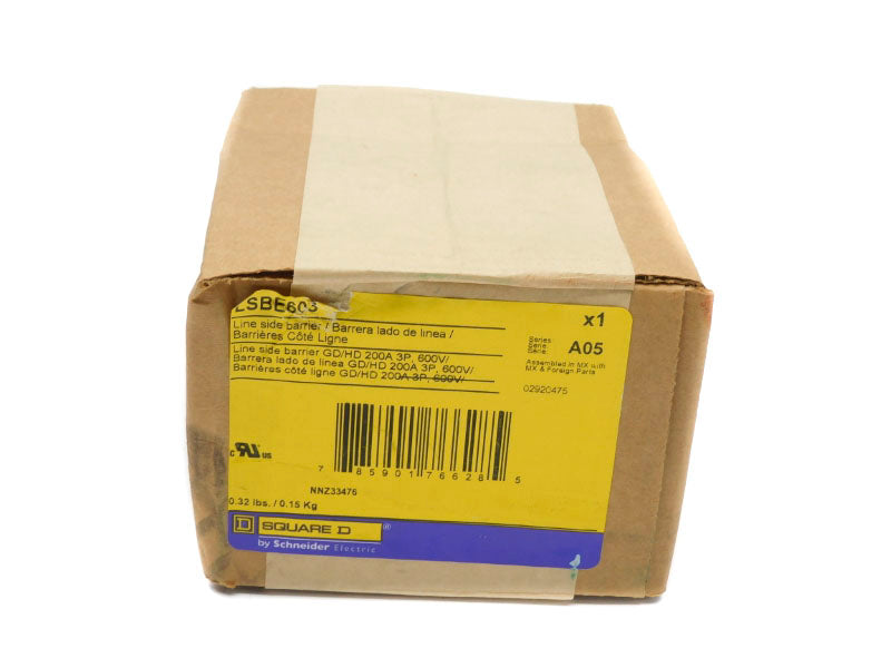 SQUARE D LSBE603 SER. A05 600V 200A NSFS