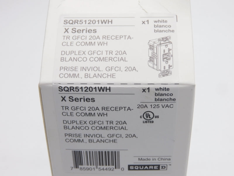 SQUARE D SQR51201WH 125VAC 20A NSMP