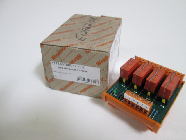 WEIDMULLER RELAY RSM-4RS  *NEW IN BOX*