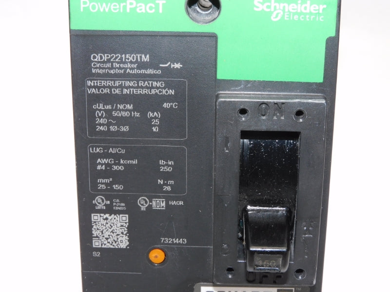 SQUARE D QDP22150TM 240V 150A NUPI