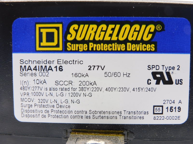 SQUARE D MA4IMA16 SER. 002 277V NUPI