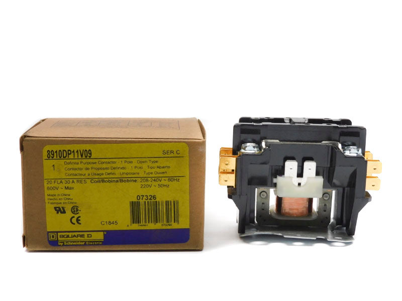 SQUARE D 8910DP11V09 SER. C 208-240/220V 30A (AS PICTURED) NSMP
