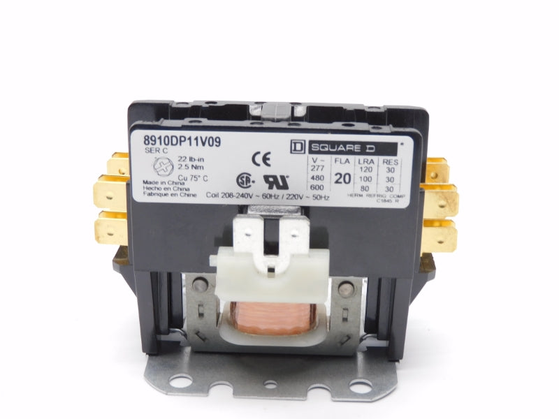 SQUARE D 8910DP11V09 SER. C 208-240/220V 30A (AS PICTURED) NSMP