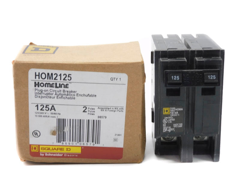 SQUARE D HOM2125 120/240V 125A (AS PICTURED) NSMP