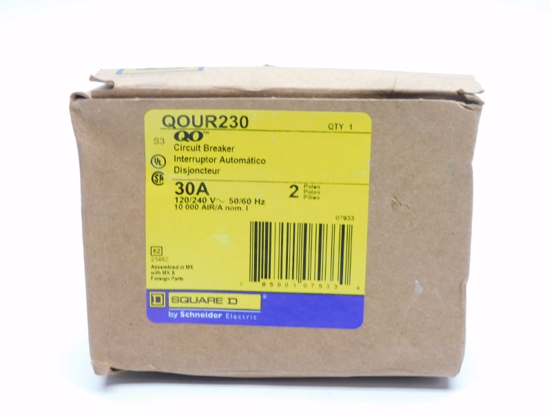 SQUARE D QOUR230 120/240V 30A NSMP