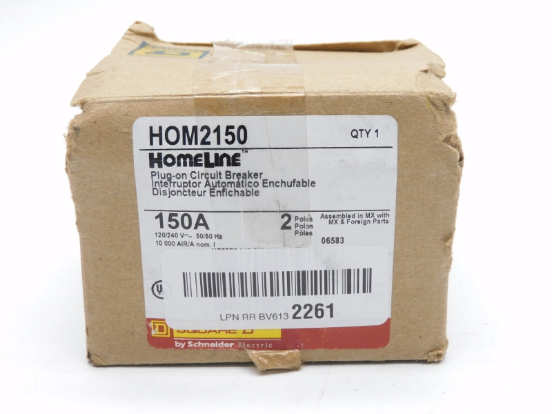 SQUARE D HOM2150 120/240V 150A (AS PICTURED) NSMP