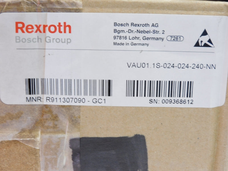 REXROTH VAU01.1S-024-024-240-NN R911307090-GC1 24VDC 12A NSMP