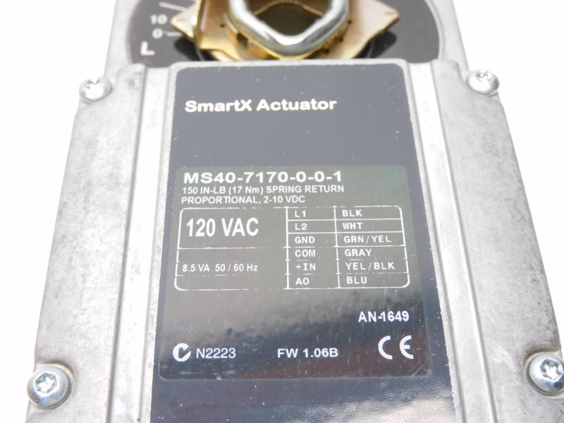 SCHNEIDER ELECTRIC MS40-7170-0-0-1 120VAC F/W 1.06B NSMP