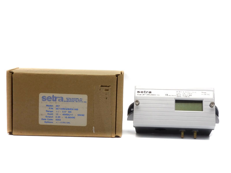 SETRA 26710R5WB2EA1HD 13-40VDC +/-0.5"WC +/-0.5%CAL. NSMP