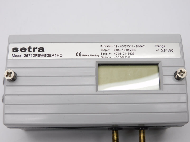 SETRA 26710R5WB2EA1HD 13-40VDC +/-0.5"WC +/-0.5%CAL. NSMP