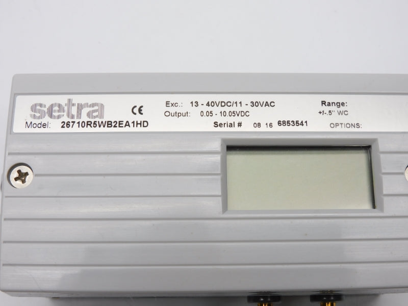 SETRA 26710R5WB2EA1HD 13-40VDC +/-0.5"WC NSMP