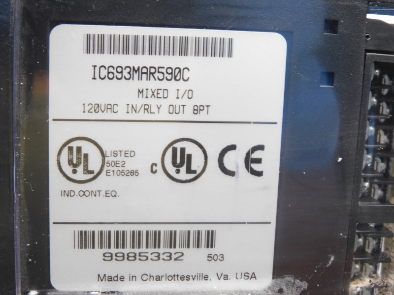 FANUC IC693MAR590C 120VAC NSFS