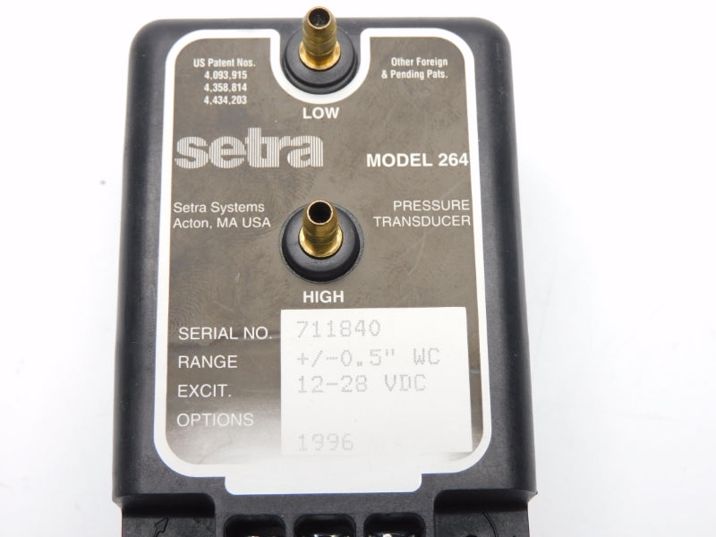 SETRA 264 12-28VDC +/-0.5"WC (AS PICTURED) UNMP