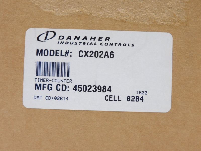DANAHER CONTROLS CX202A6 120VAC 10A NSMP