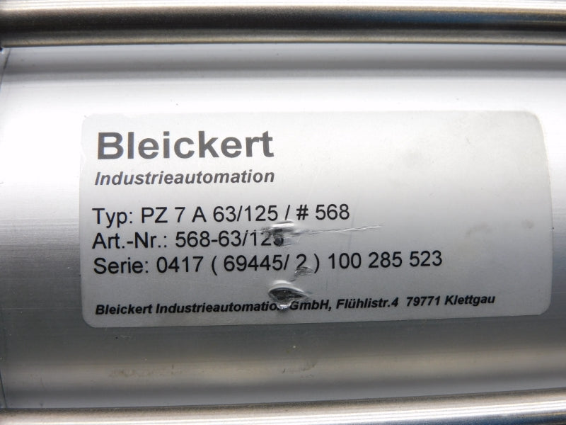 BLEICKERT PZ7A63/125/#568 568-63/125 NSNP