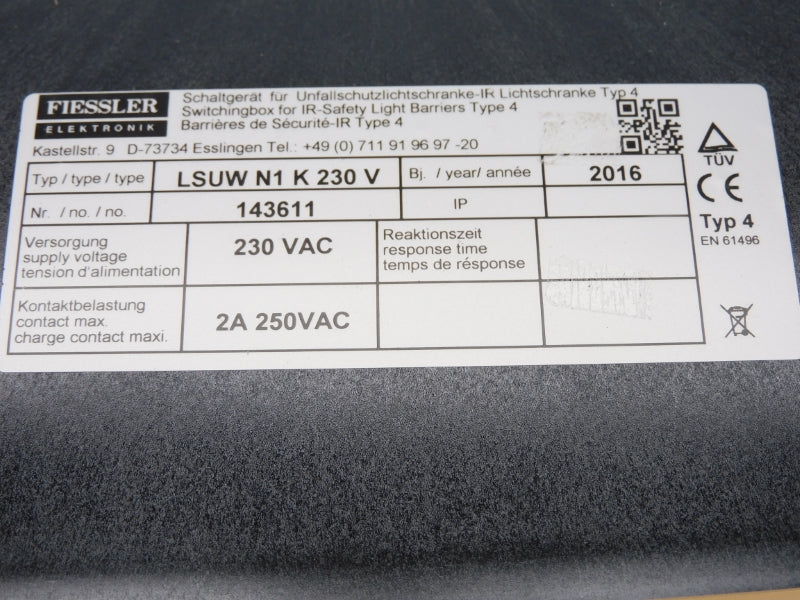 FIESSLER ELEKTRONIK LSUWN1K/230 230VAC NSMP