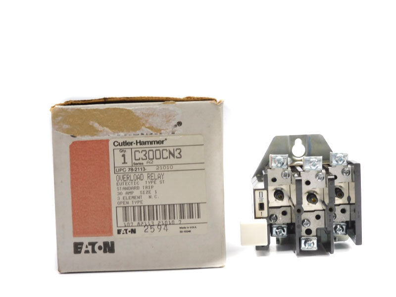 CUTLER HAMMER C300CN3 SER. A2 30A NSMP
