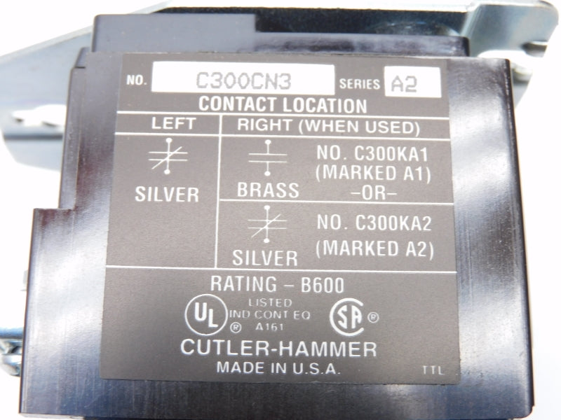 CUTLER HAMMER C300CN3 SER. A2 30A NSMP