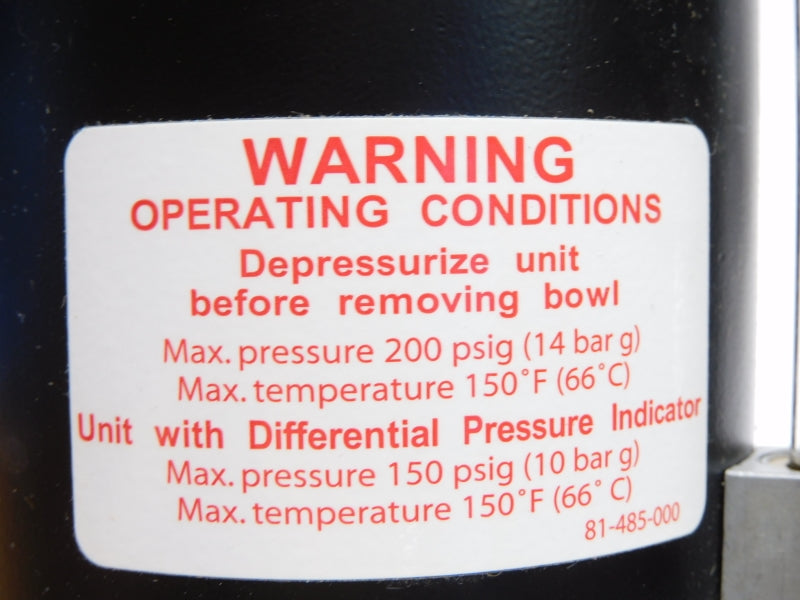 WILKERSON L30-06-G00 200PSI NSMP