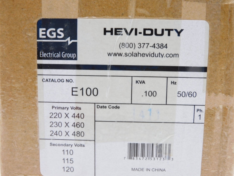 HEVI-DUTY E100 240/480V NSFS