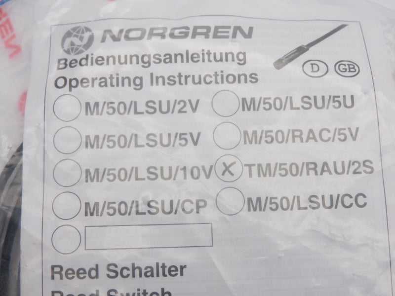 NORGREN TM/50/RAU/2S NSMP
