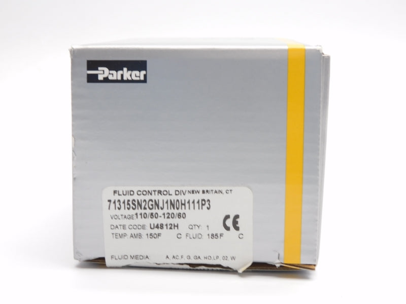 PARKER 71315SN2GNJ1N0H111P3 110/120V 200PSI NSMP