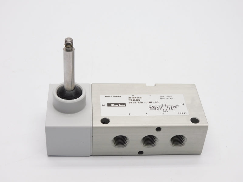 PARKER 2818A2120 S9511RFG-1/4IN-S0 147PSI (AS PICTURED) NSMP