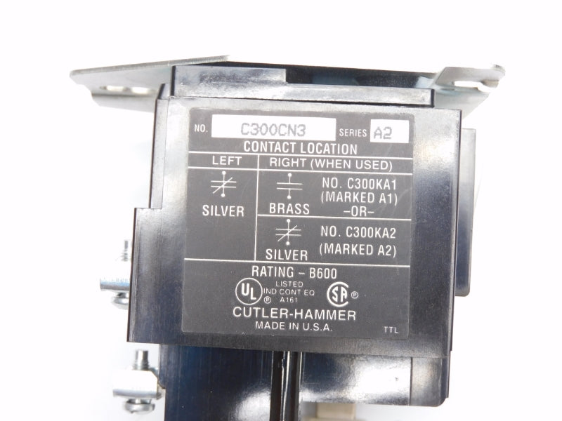 CUTLER HAMMER C300CN3 SER. A2 UNMP