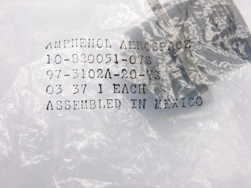 AMPHEHOL AEROSPACE 97-3102A-20-7S 10-820051-07S NSMP