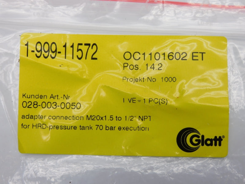 GLATT 028-003-0050 1/2" NSMP