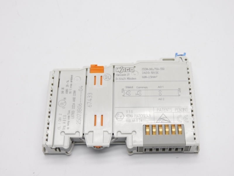 WAGO 750-550 0-10VDC NSMP