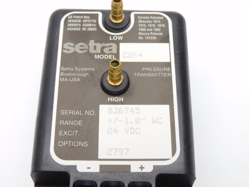 SETRA 264120-20 C264 24VDC +/-1.0"WC NSMP