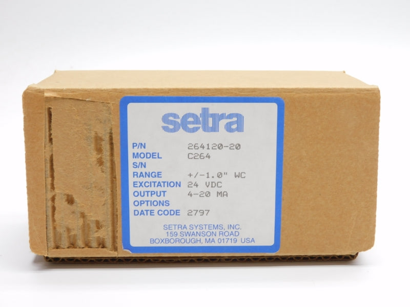 SETRA 264120-20 C264 24VDC +/-1.0"WC NSMP