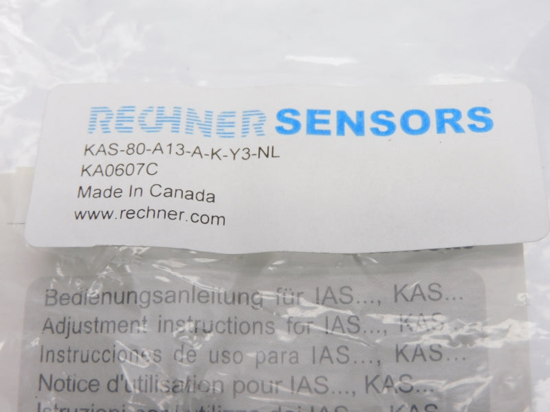 RECHNER SENSORS KAS-80-A13-A-K-Y3-NL KA0607C NSMP