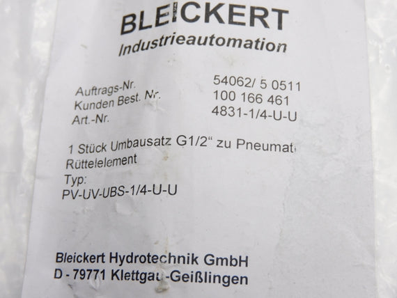 BLEICKERT 54062/50511 100166461 NSMP
