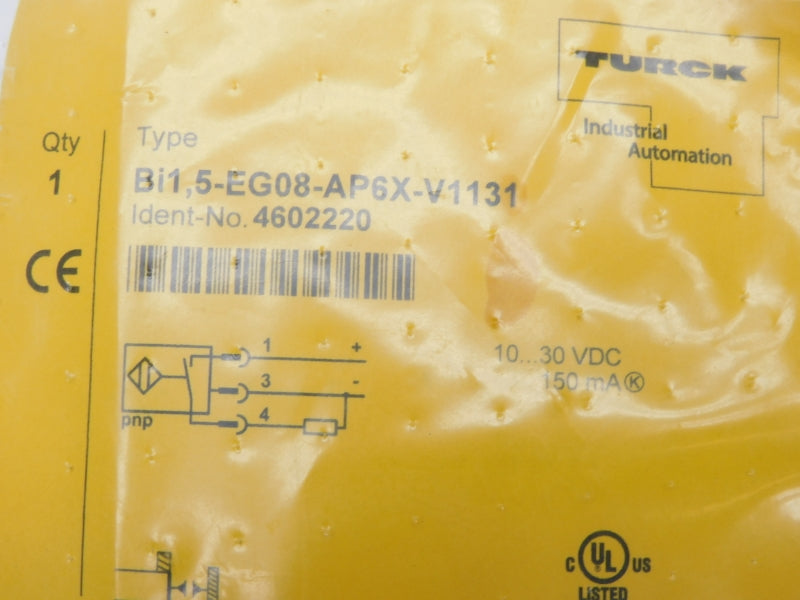 TURCK BI1,5-EG08-AP6X-V1131 4602220 10-30VDC NSMP