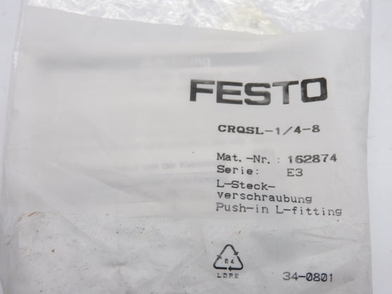 FESTO CRQSL-1/4-8 162874 SER. E3 NSMP