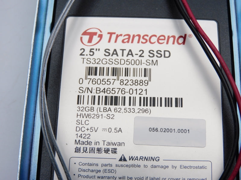 TRANSCEND TS32GSSD500I-SM +5VDC 0.5A NSNP