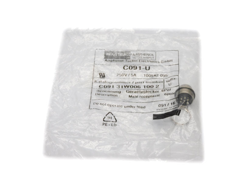 AMPHENOL C09131W0061002 C091-U 250V 5A NSMP