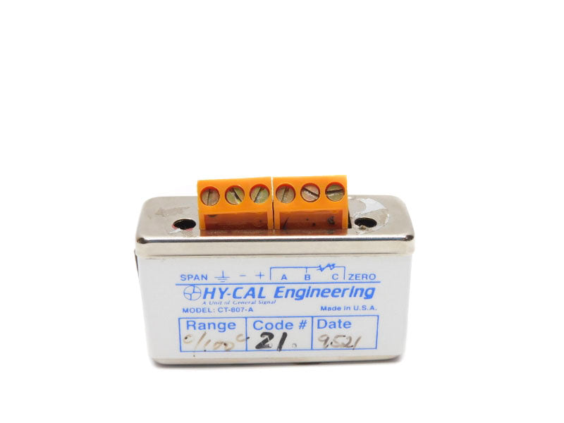 HY-CAL ENGINEERING CT-807-A 9-45VDC 0/100'C UNMP