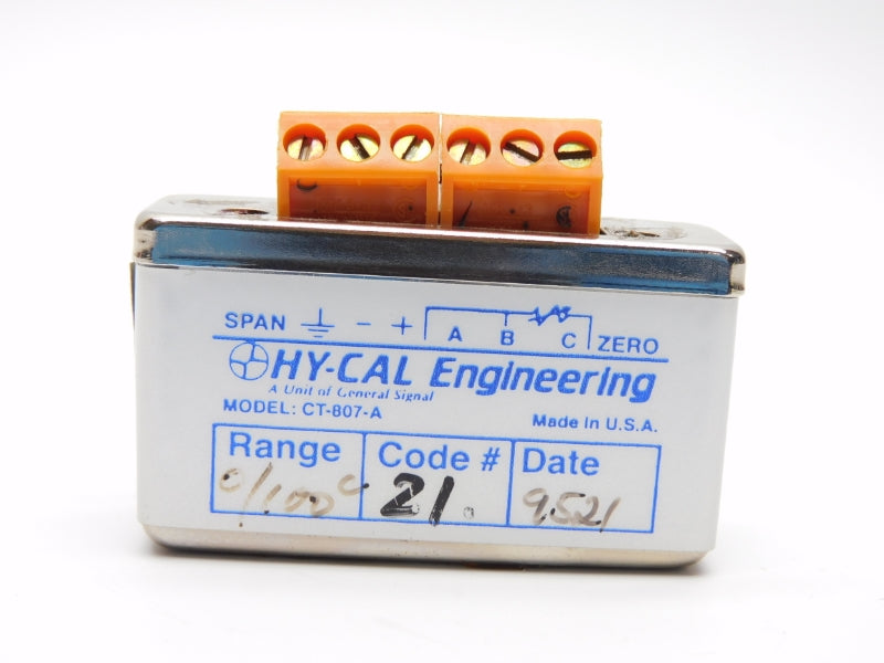 HY-CAL ENGINEERING CT-807-A 9-45VDC 0/100'C UNMP