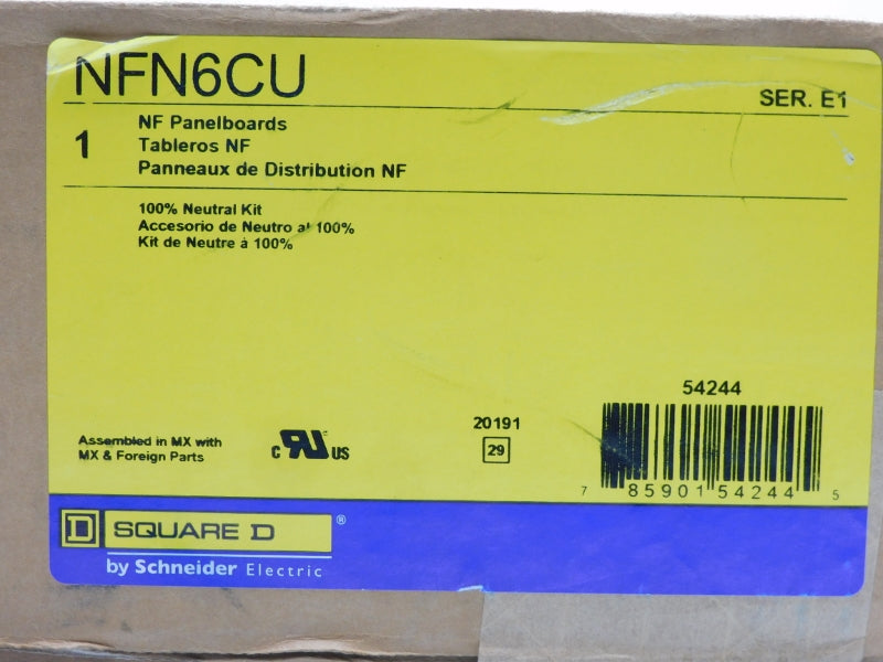 SQUARE D NFN6CU SER. E1 NSFS