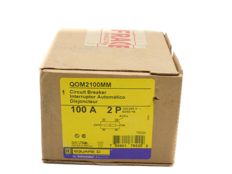 SQUARE D QOM2100MM 120/240V 100A NSFS