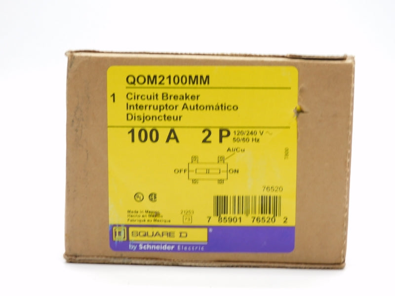 SQUARE D QOM2100MM 120/240V 100A NSFS