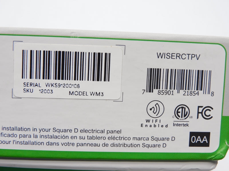 SQUARE D WISERCTPV WM3 NSFS